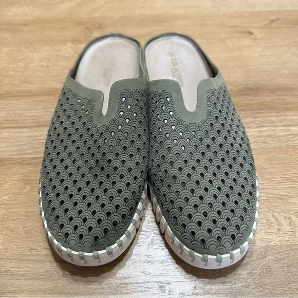 Ilse Jacobsen Leather Tulip Slip On Olive Comfort - Picture 2 of 9